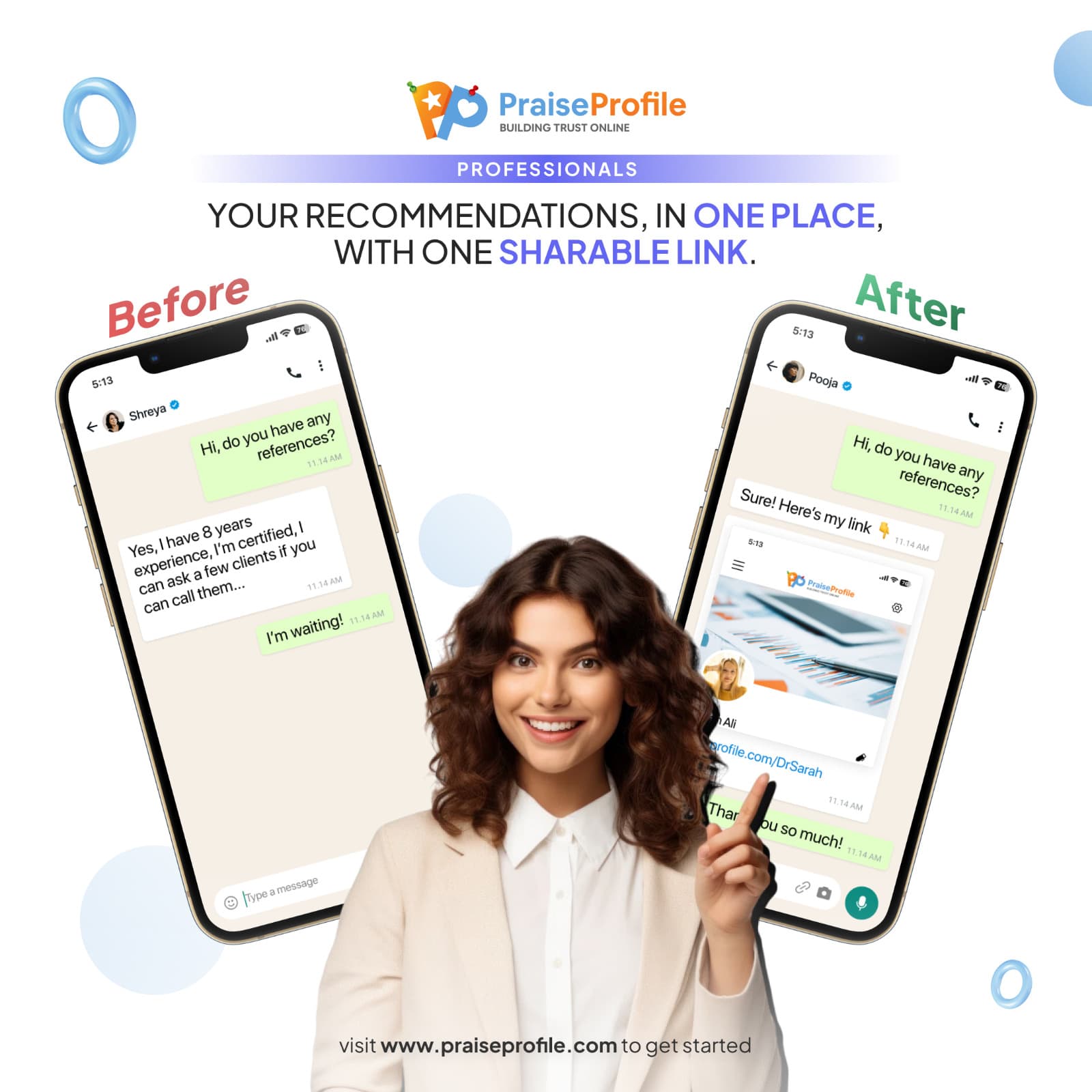Build Trust Online - PraiseProfile
